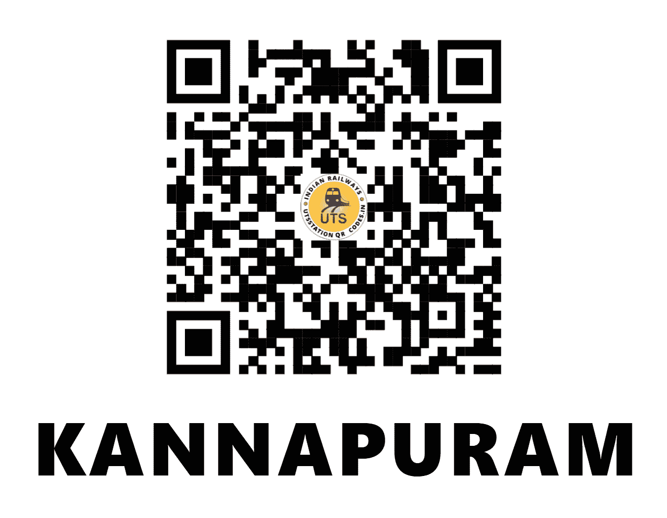 UTS QR Code for KANNAPURAM - KPQ - SR (KERALA)
