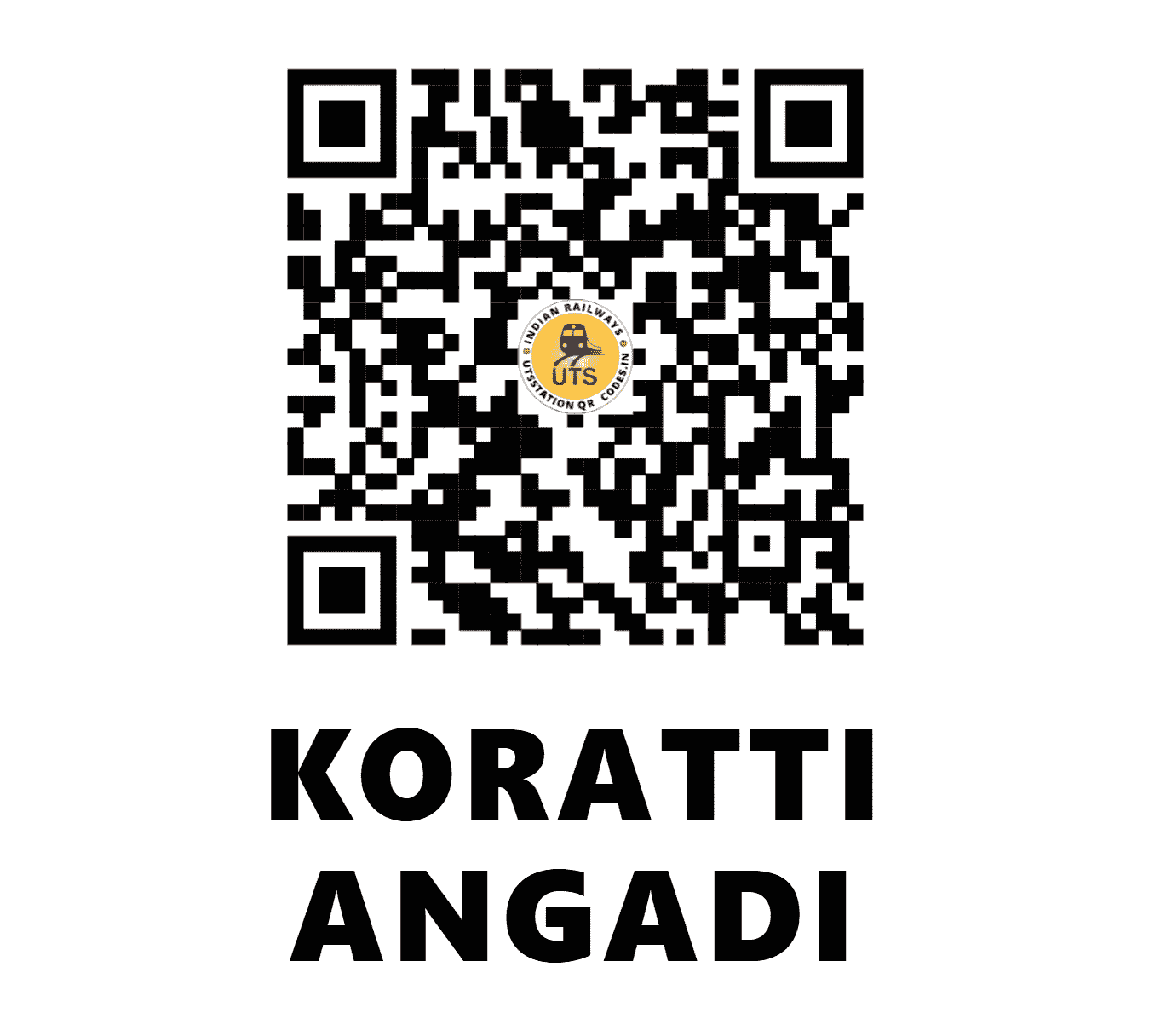 UTS QR Code for KORATTI ANGADI - KRAN - SR (KERALA)