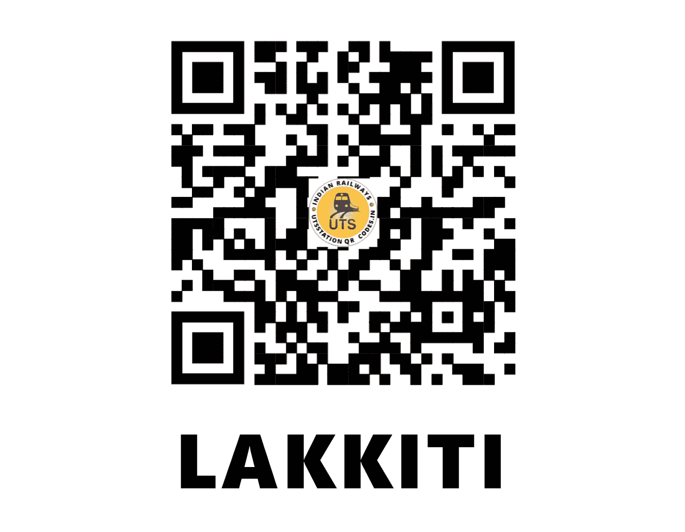UTS QR Code for LAKKITI - LDY - SR (KERALA)