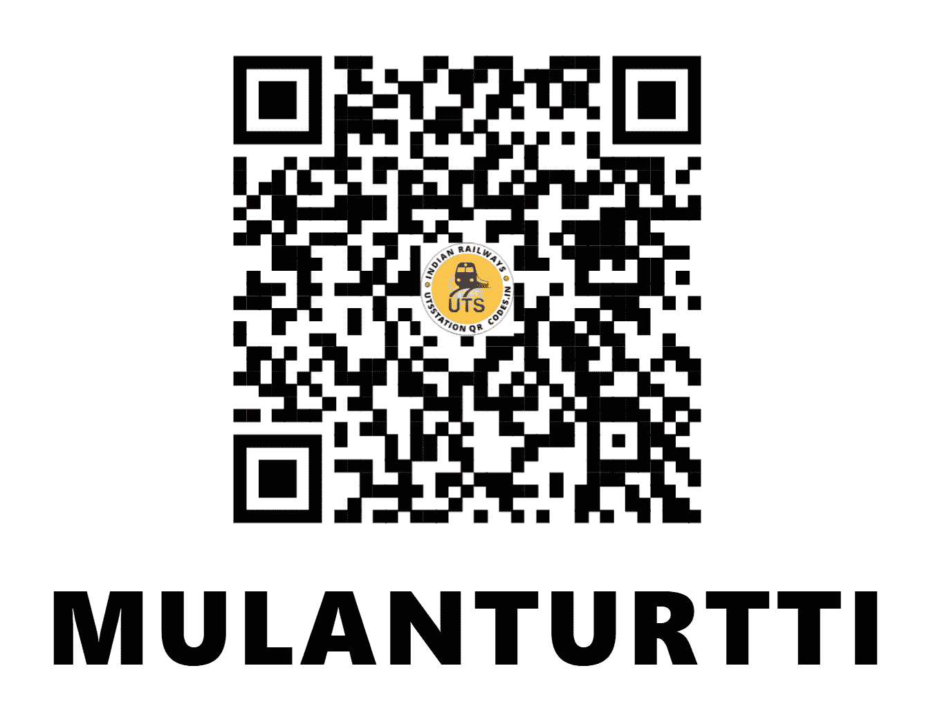 UTS QR Code for MULANTURTTI - MNTT - SR (KERALA)