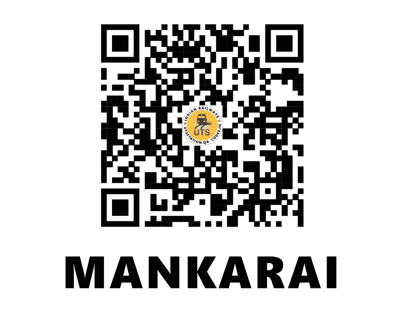 UTS QR Code for MANKARAI - MNY - SR (KERALA)