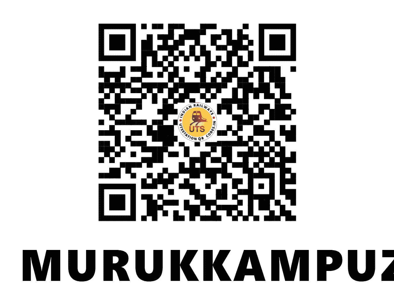 UTS QR Code for MURUKKAMPUZHA - MQU - SR (KERALA)