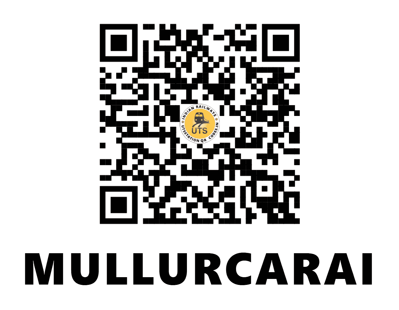 UTS QR Code for MULLURCARAI - MUC - SR (KERALA)