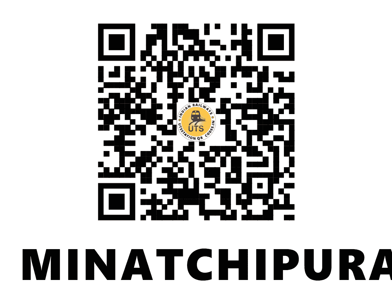 UTS QR Code for MINATCHIPURAM - MXM - SR (KERALA)