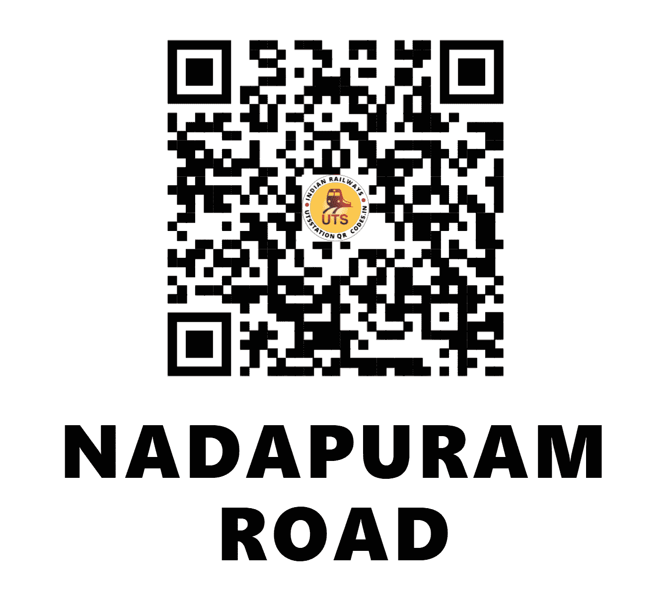 UTS QR Code for NADAPURAM ROAD - NAU - SR (KERALA)
