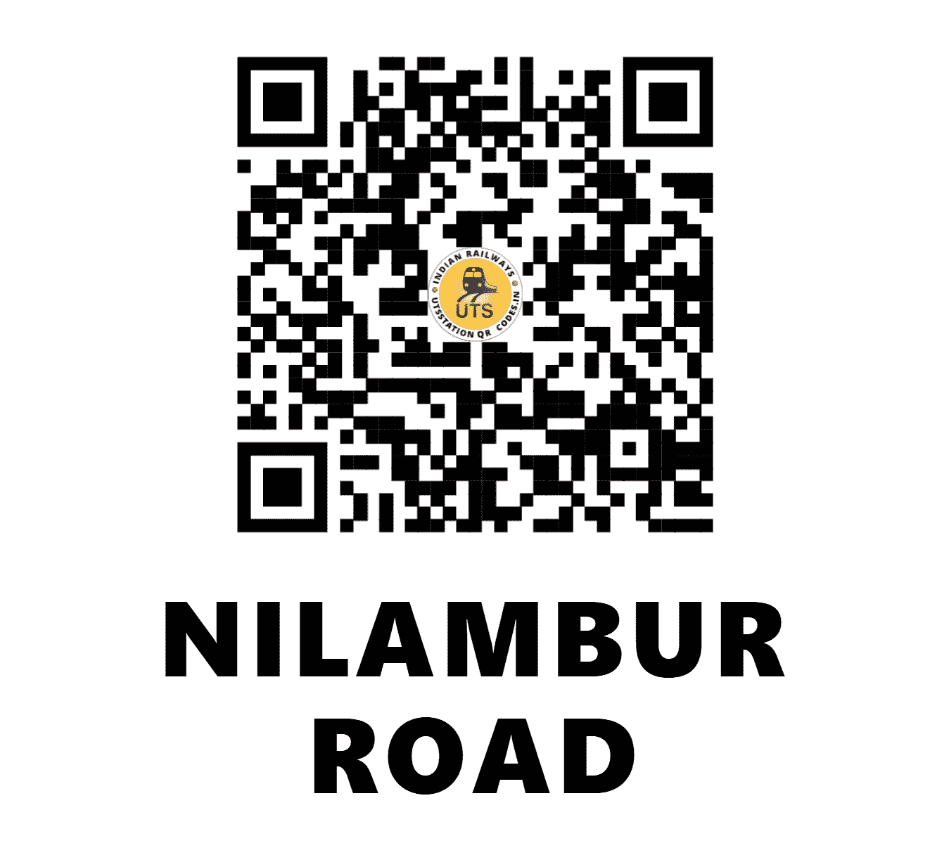 UTS QR Code for NILAMBUR ROAD - NIL - SR (KERALA)