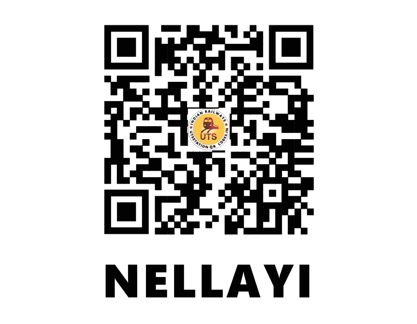 UTS QR Code for NELLAYI - NYI - SR (KERALA)
