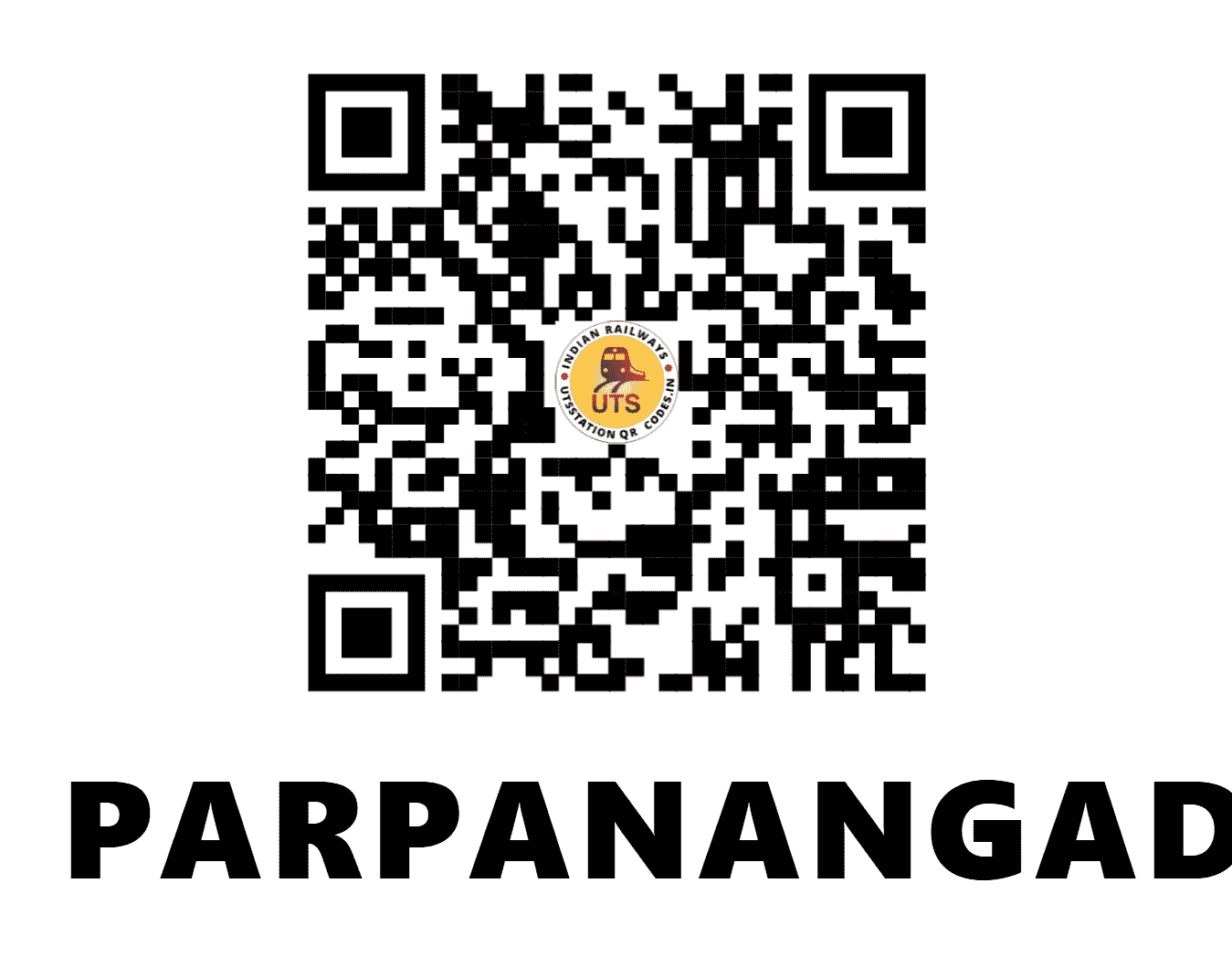 UTS QR Code for PARPANANGADI - PGI - SR (KERALA)