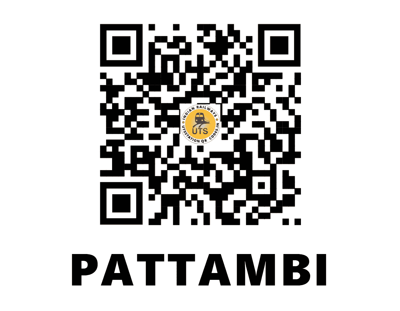 UTS QR Code for PATTAMBI - PTB - SR (KERALA)