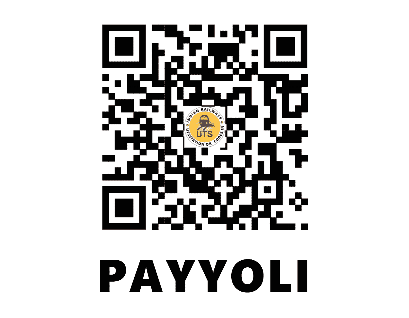 UTS QR Code for PAYYOLI - PYOL - SR (KERALA)