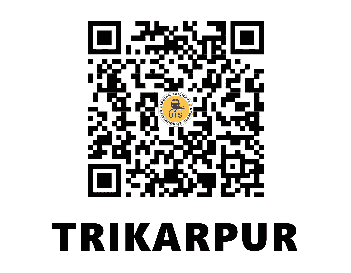 UTS QR Code for TRIKARPUR - TKQ - SR (KERALA)