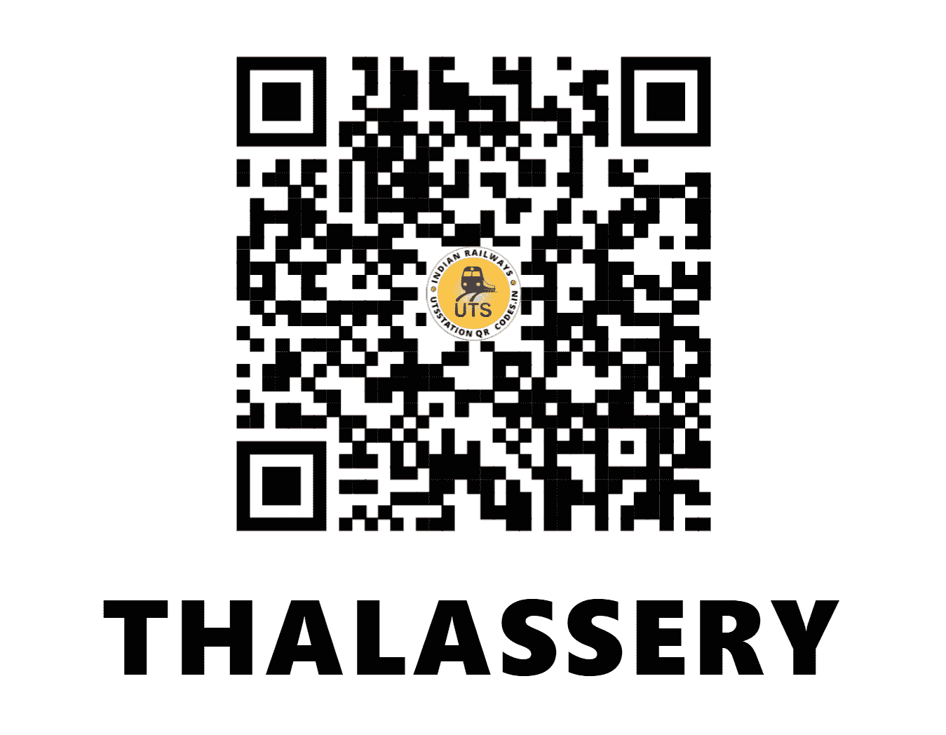 UTS QR Code for THALASSERY - TLY - SR (KERALA)