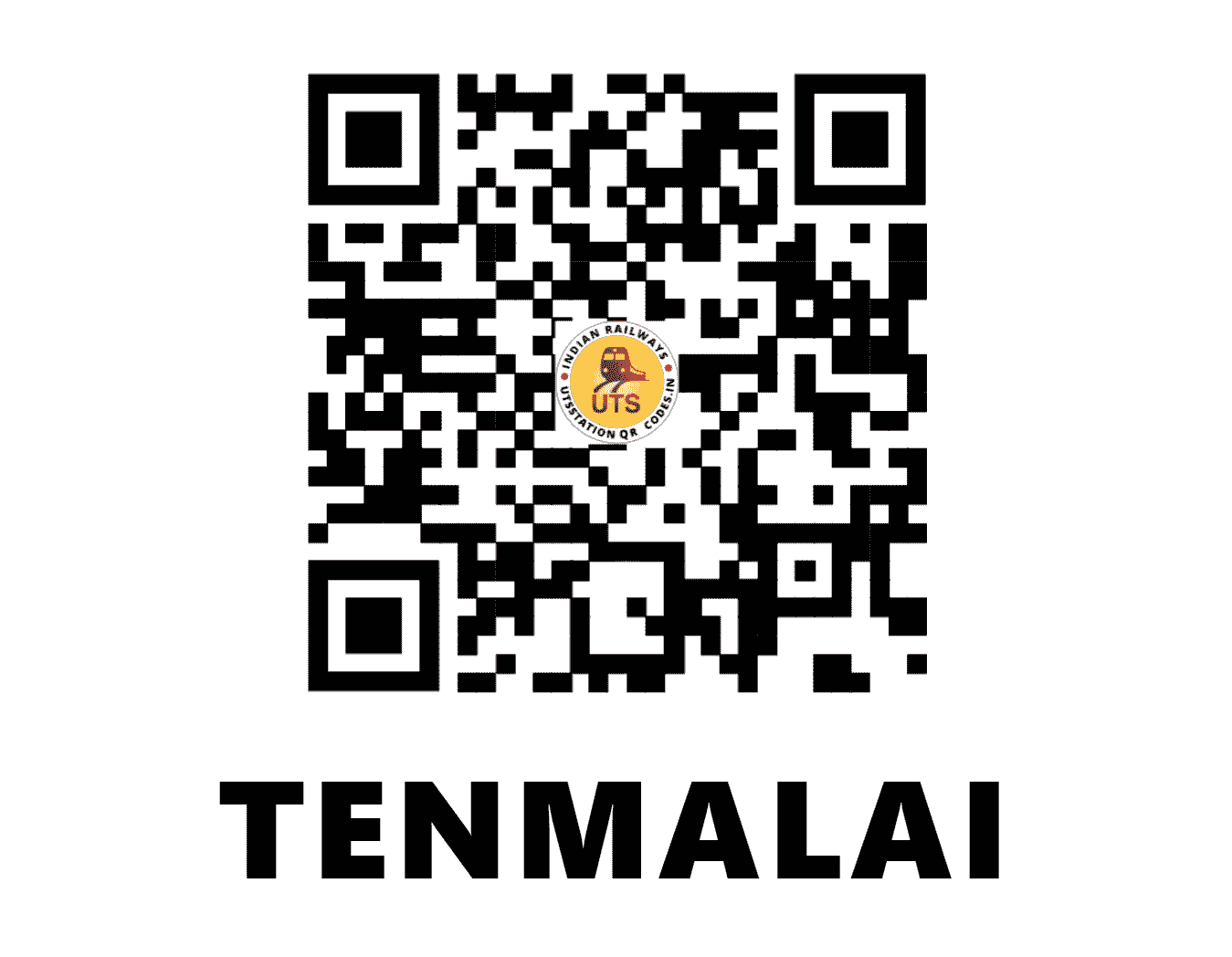 UTS QR Code for TENMALAI - TML - SR (KERALA)