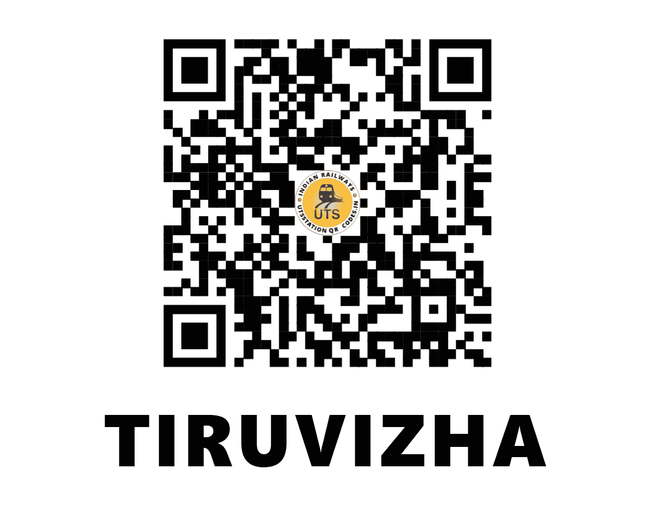 UTS QR Code for TIRUVIZHA - TRVZ - SR (KERALA)