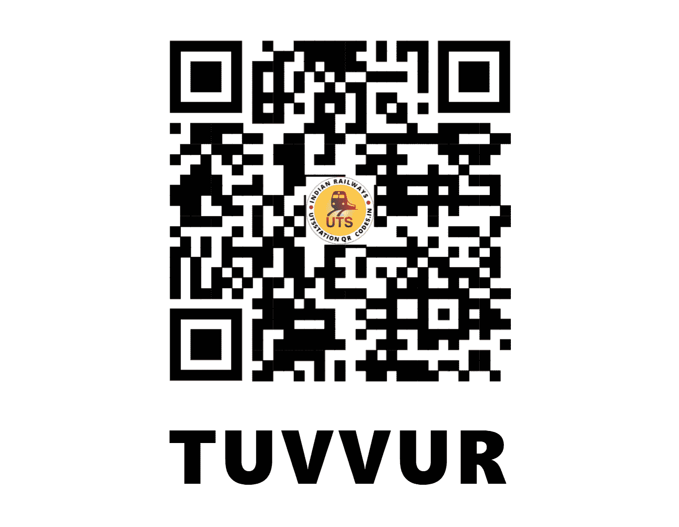UTS QR Code for TUVVUR - TUV - SR (KERALA)
