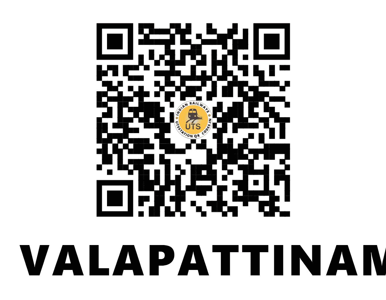UTS QR Code for VALAPATTINAM - VAPM - SR (KERALA)
