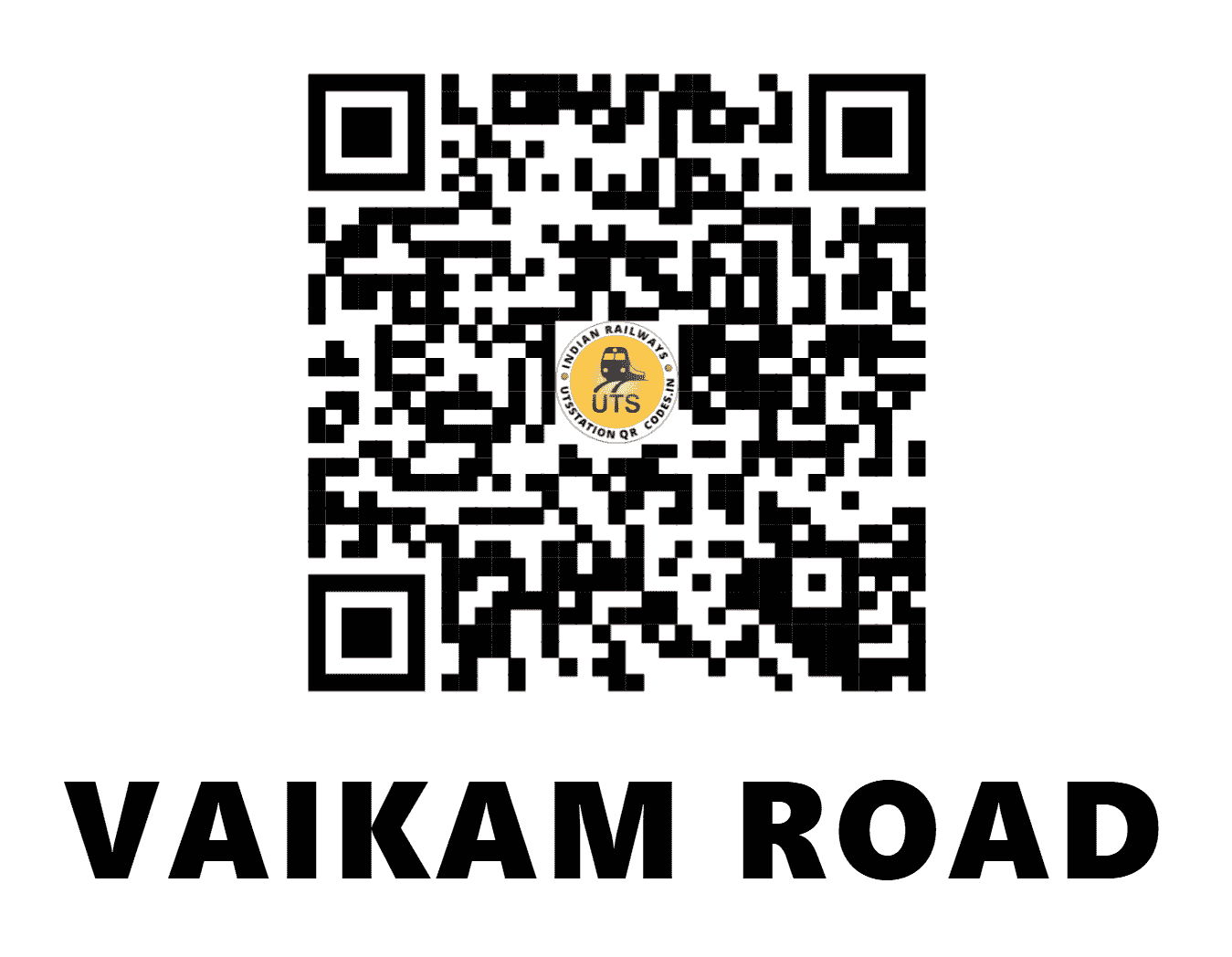 UTS QR Code for VAIKAM ROAD - VARD - SR (KERALA)