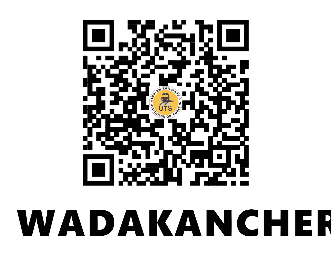 UTS QR Code for WADAKANCHERI - WKI - SR (KERALA)
