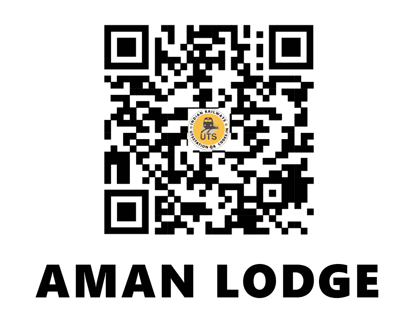 UTS QR Code for AMAN LODGE - ANLG - CR (MAHARASHTRA)
