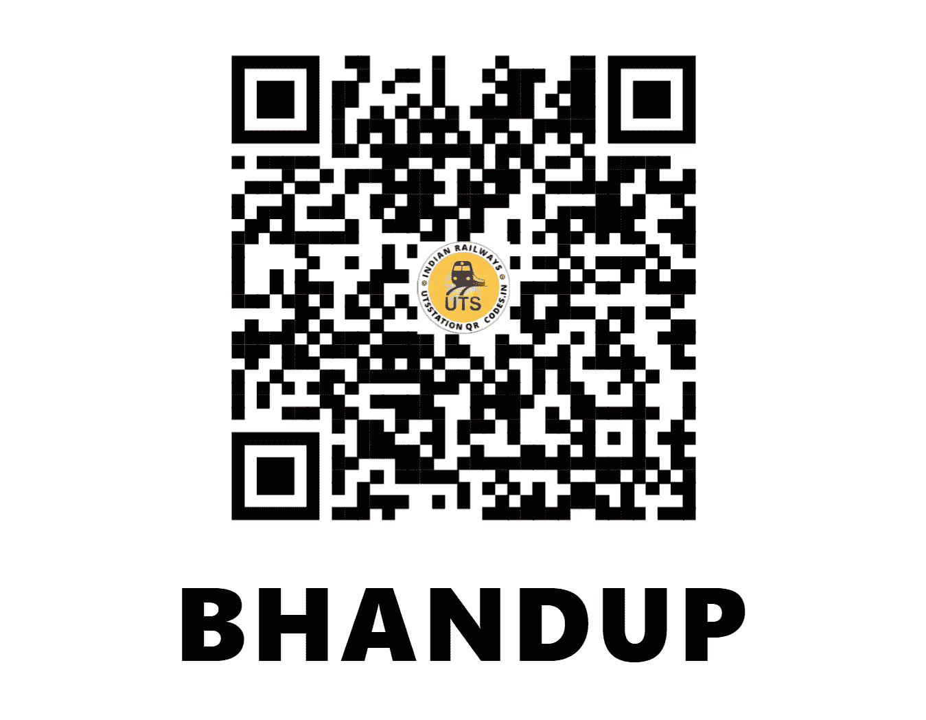 UTS QR Code for BHANDUP - BND - CR (MAHARASHTRA)