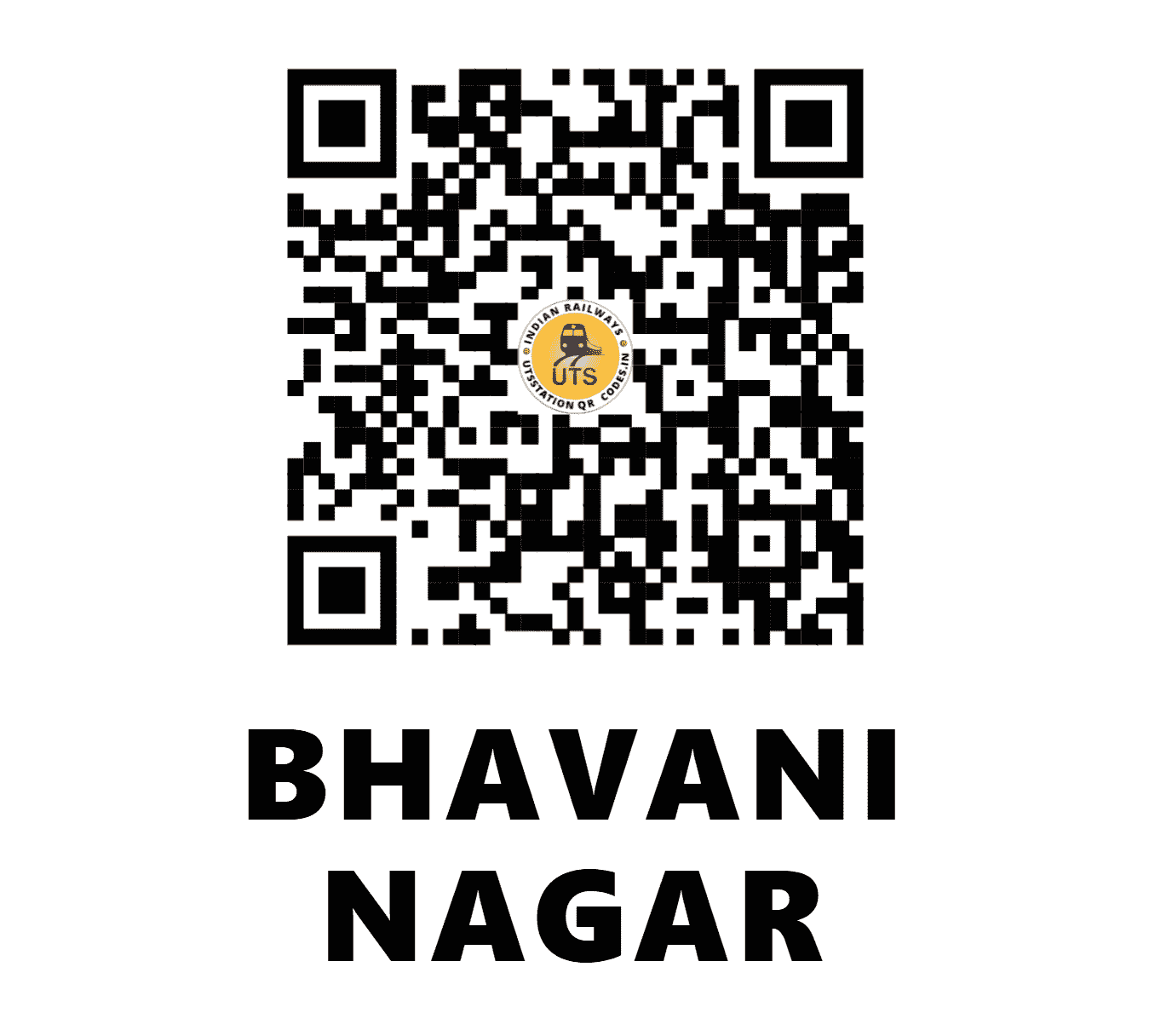 UTS QR Code for BHAVANI NAGAR - BVNR - CR (MAHARASHTRA)