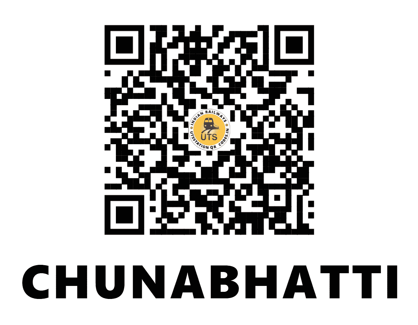 UTS QR Code for CHUNABHATTI - CHF - CR (MAHARASHTRA)