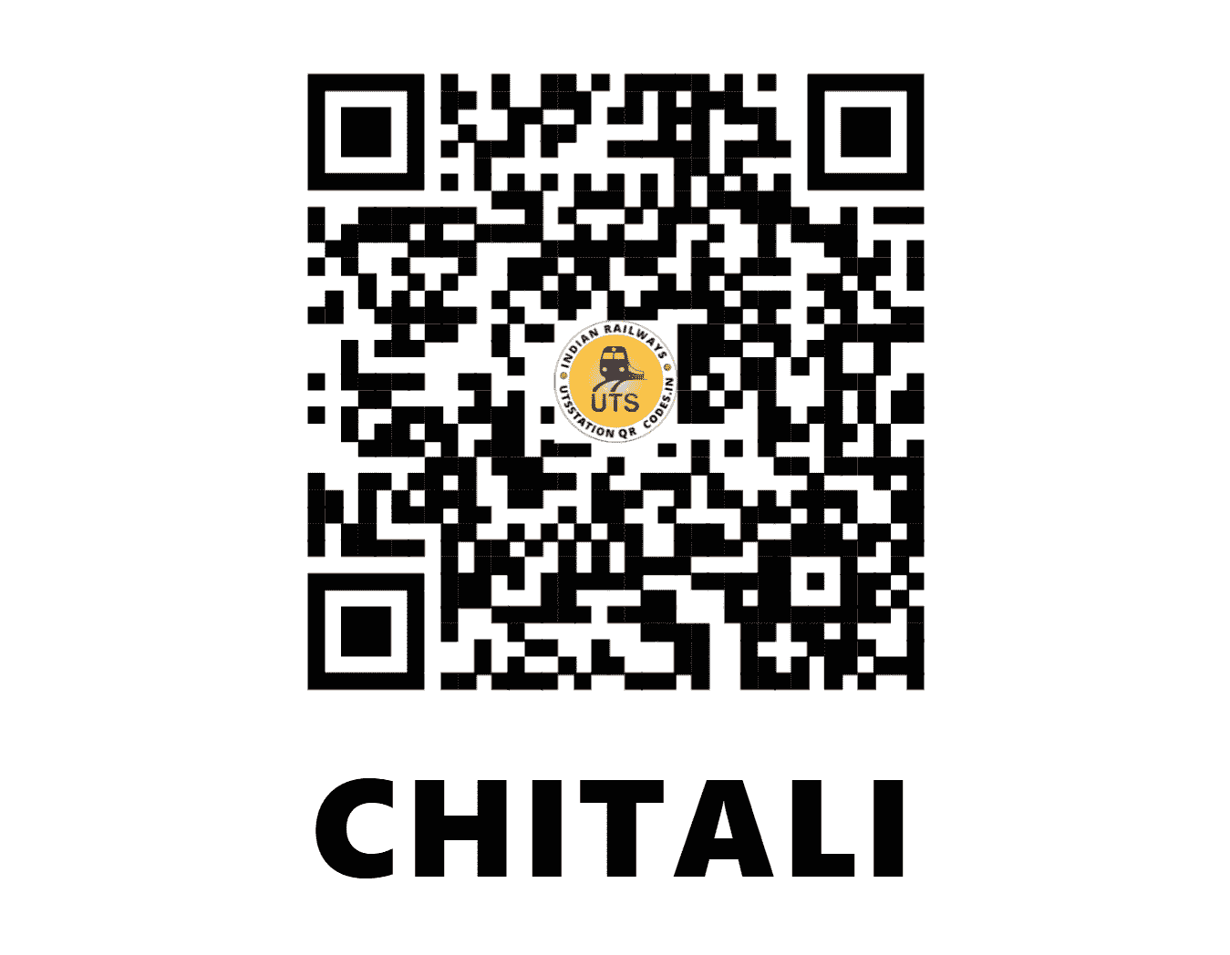 UTS QR Code for CHITALI - CIT - CR (MAHARASHTRA)