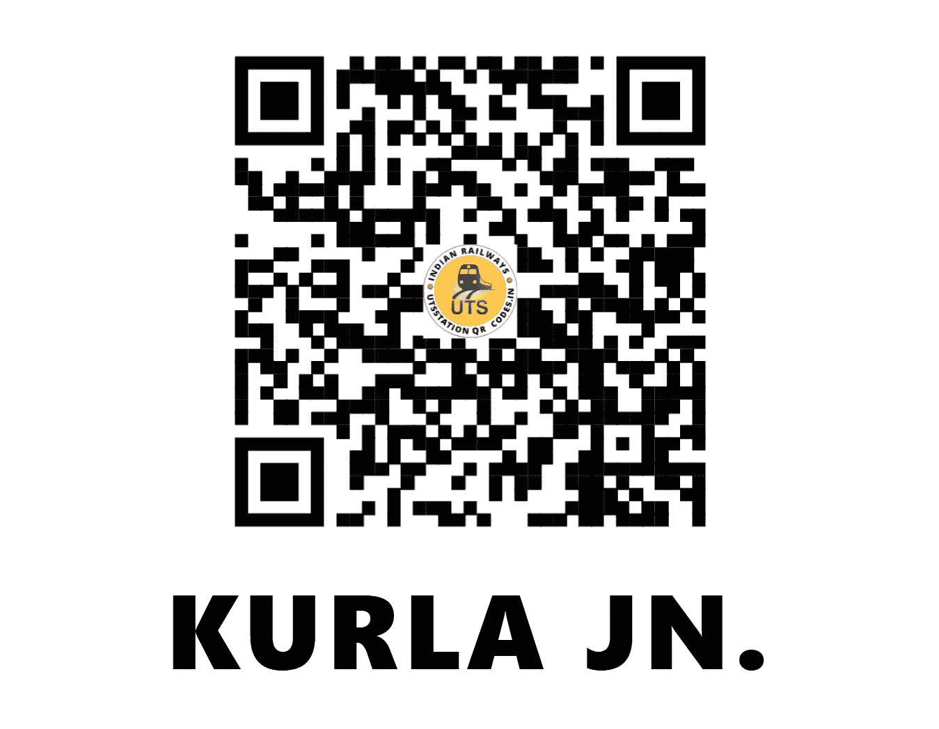 UTS QR Code for KURLA JN. - CLA - CR (MAHARASHTRA)