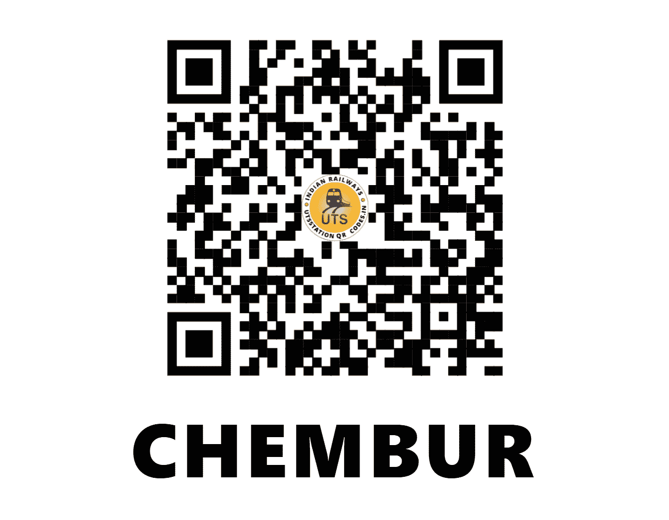UTS QR Code for CHEMBUR - CMBR - CR (MAHARASHTRA)