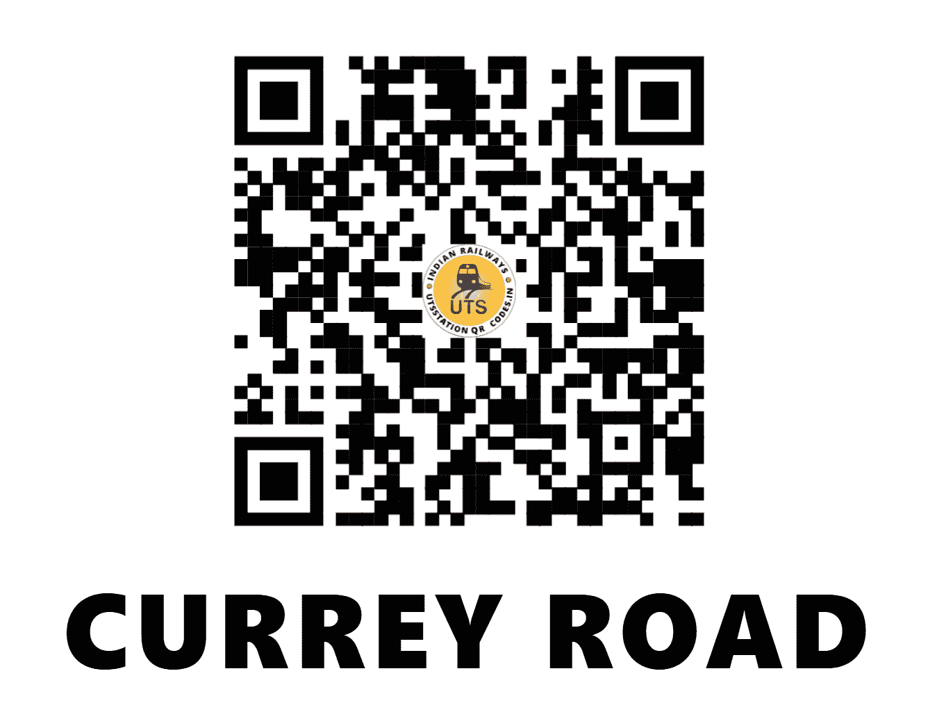 UTS QR Code for CURREY ROAD - CRD - CR (MAHARASHTRA)