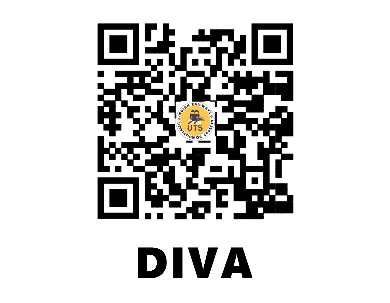 UTS QR Code for DIVA - DIVA - CR (MAHARASHTRA)