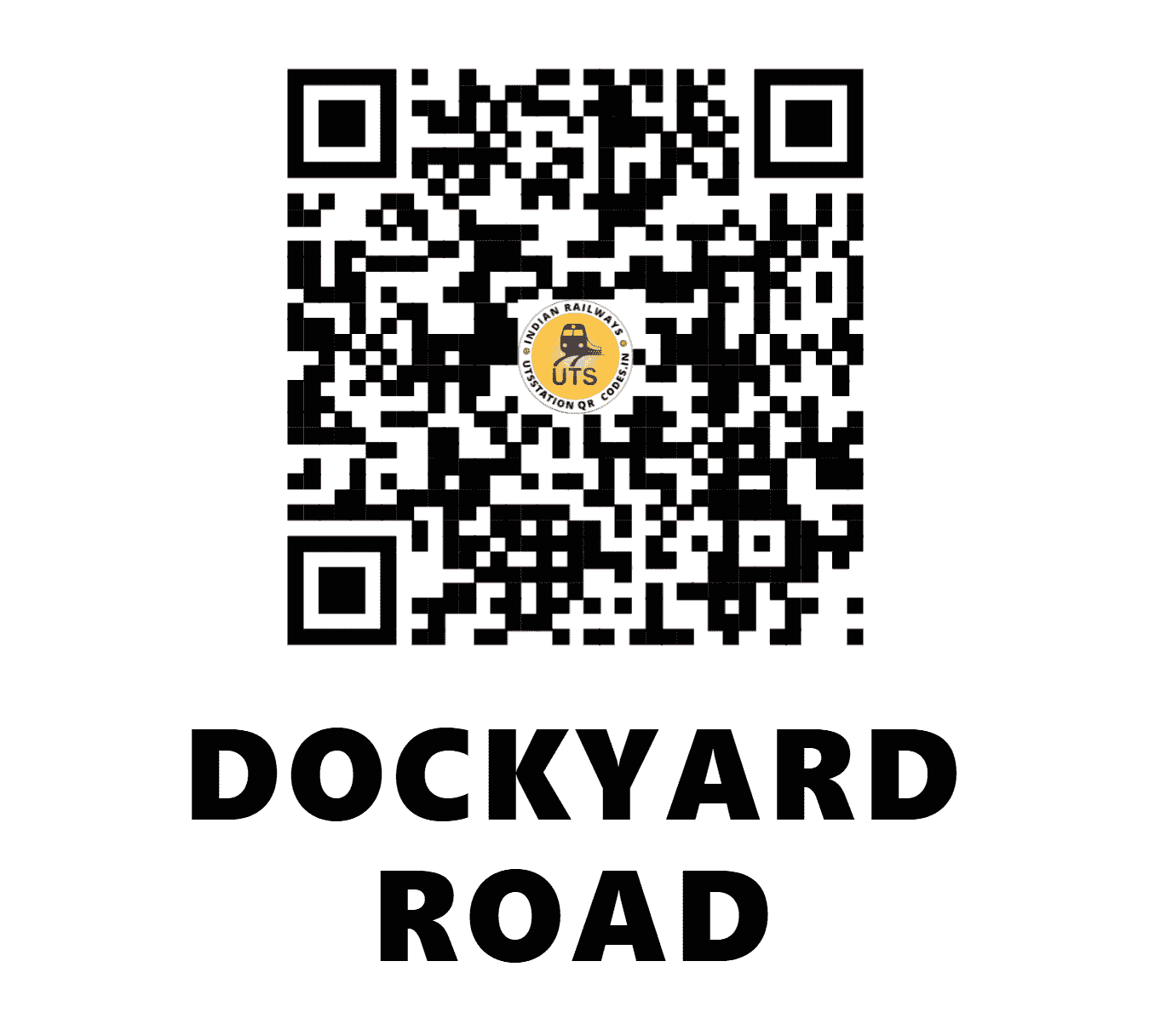 UTS QR Code for DOCKYARD ROAD - DKRD - CR (MAHARASHTRA)
