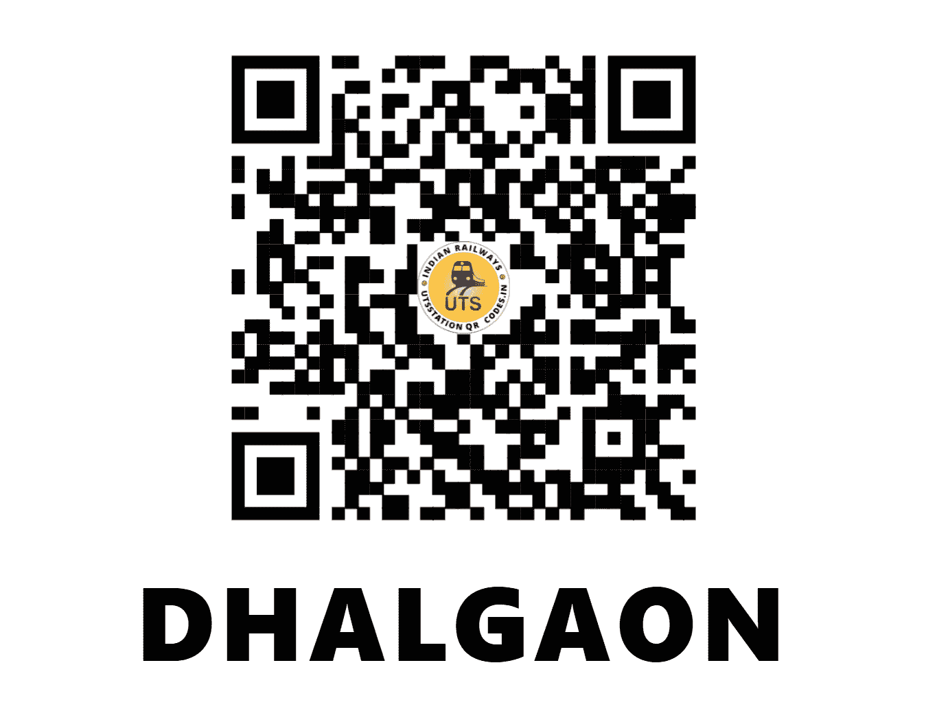 UTS QR Code for DHALGAON - DLGN - CR (MAHARASHTRA)