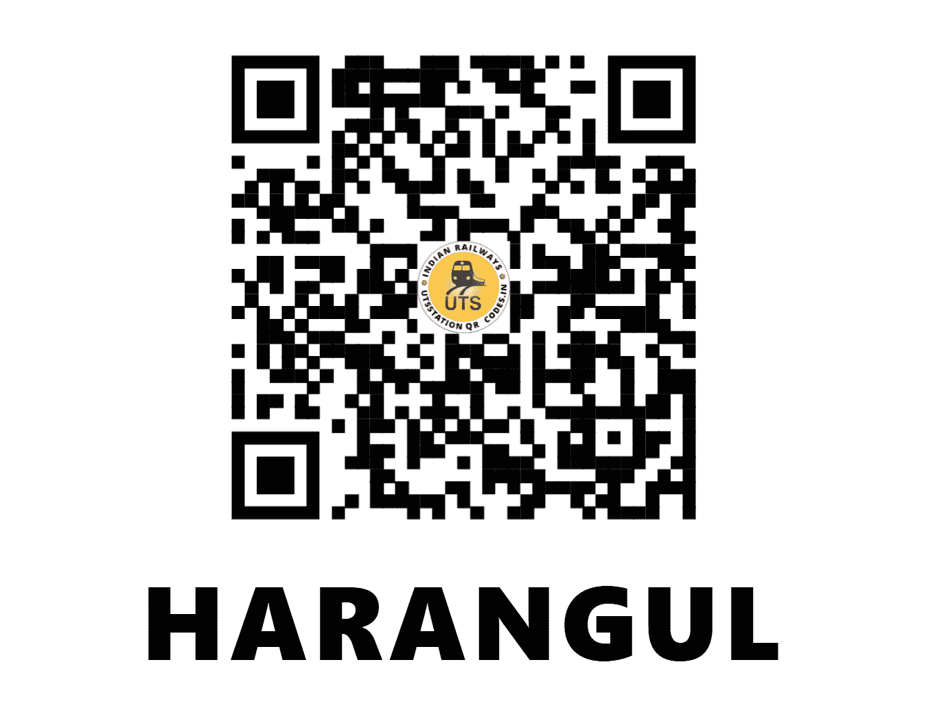 UTS QR Code for HARANGUL - HGL - CR (MAHARASHTRA)