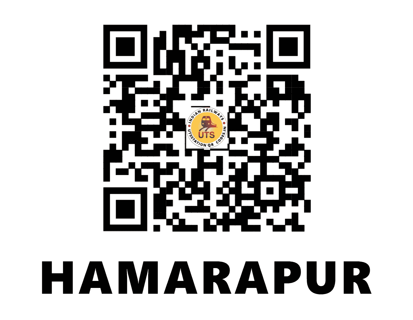 UTS QR Code for HAMARAPUR - HMRR - CR (MAHARASHTRA)