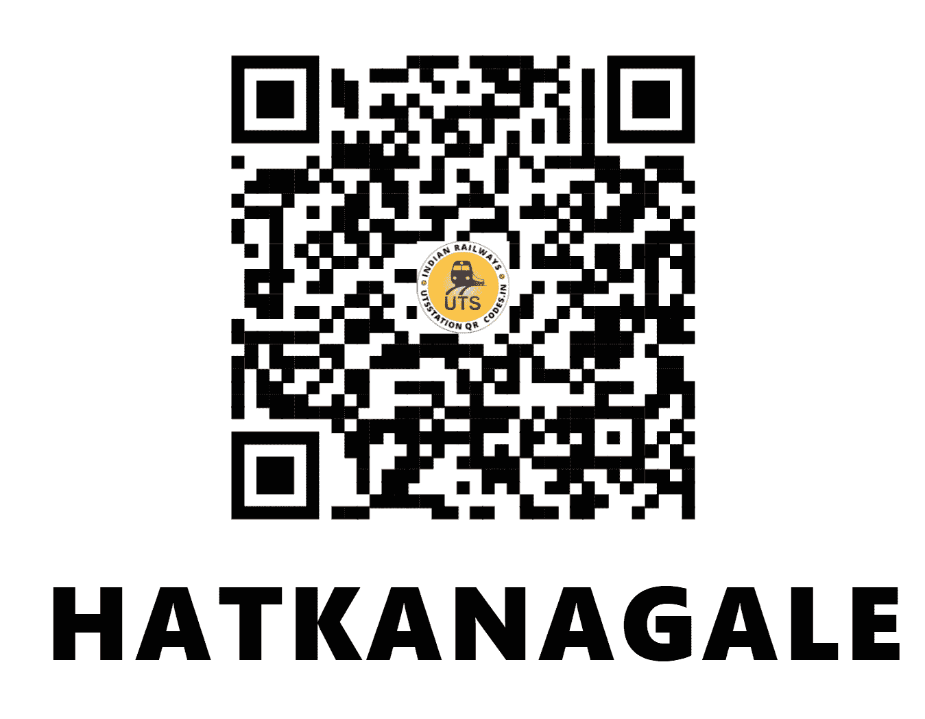 UTS QR Code for HATKANAGALE - HTK - CR (MAHARASHTRA)