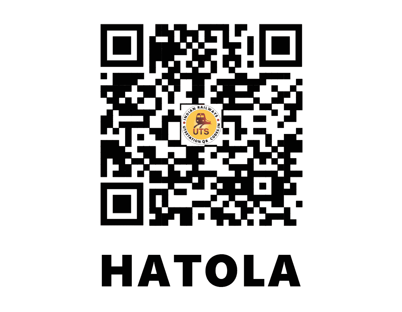 UTS QR Code for HATOLA - HTLA - CR (MAHARASHTRA)