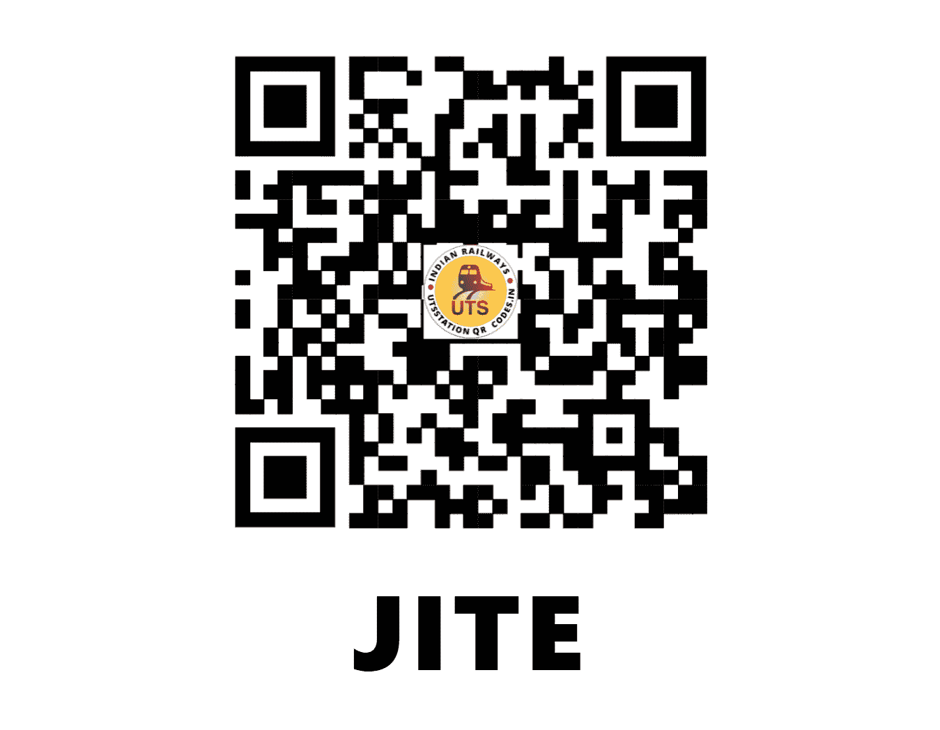 UTS QR Code for JITE - JITE - CR (MAHARASHTRA)