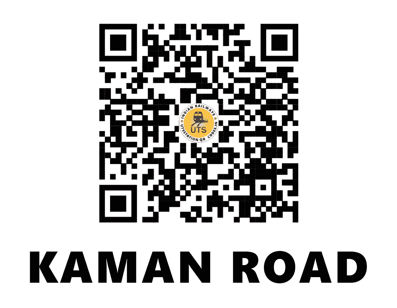 UTS QR Code for KAMAN ROAD - KARD - CR (MAHARASHTRA)