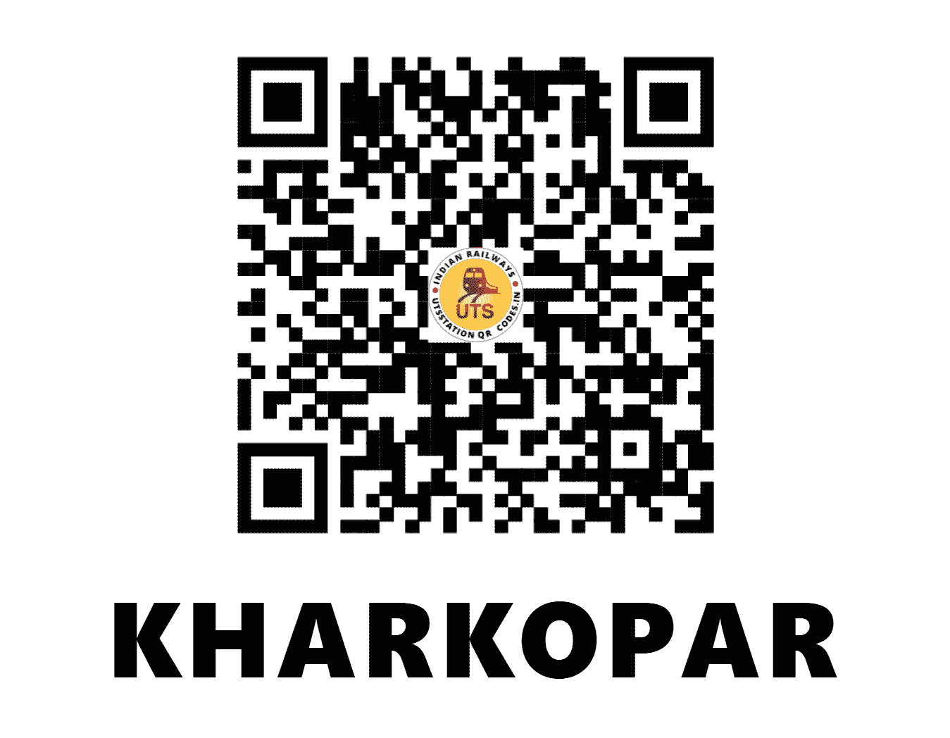 UTS QR Code for KHARKOPAR - KARP - CR (MAHARASHTRA)