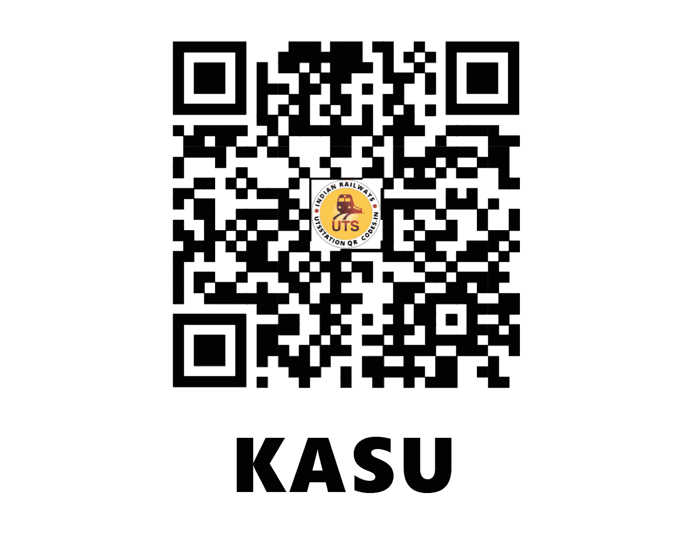 UTS QR Code for KASU - KASU - CR (MAHARASHTRA)