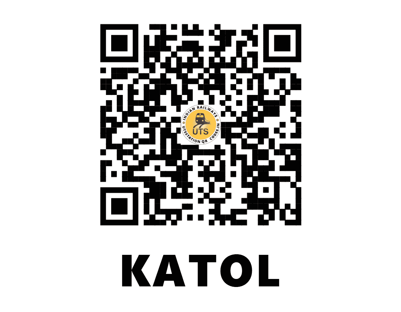 UTS QR Code for KATOL - KATL - CR (MAHARASHTRA)
