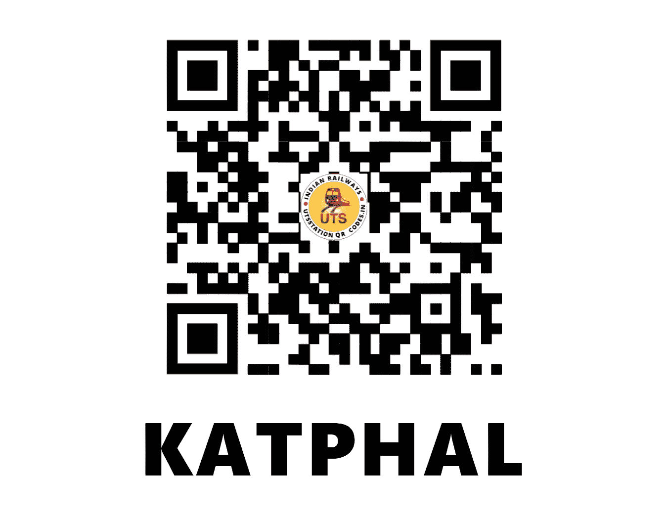 UTS QR Code for KATPHAL - KFH - CR (MAHARASHTRA)