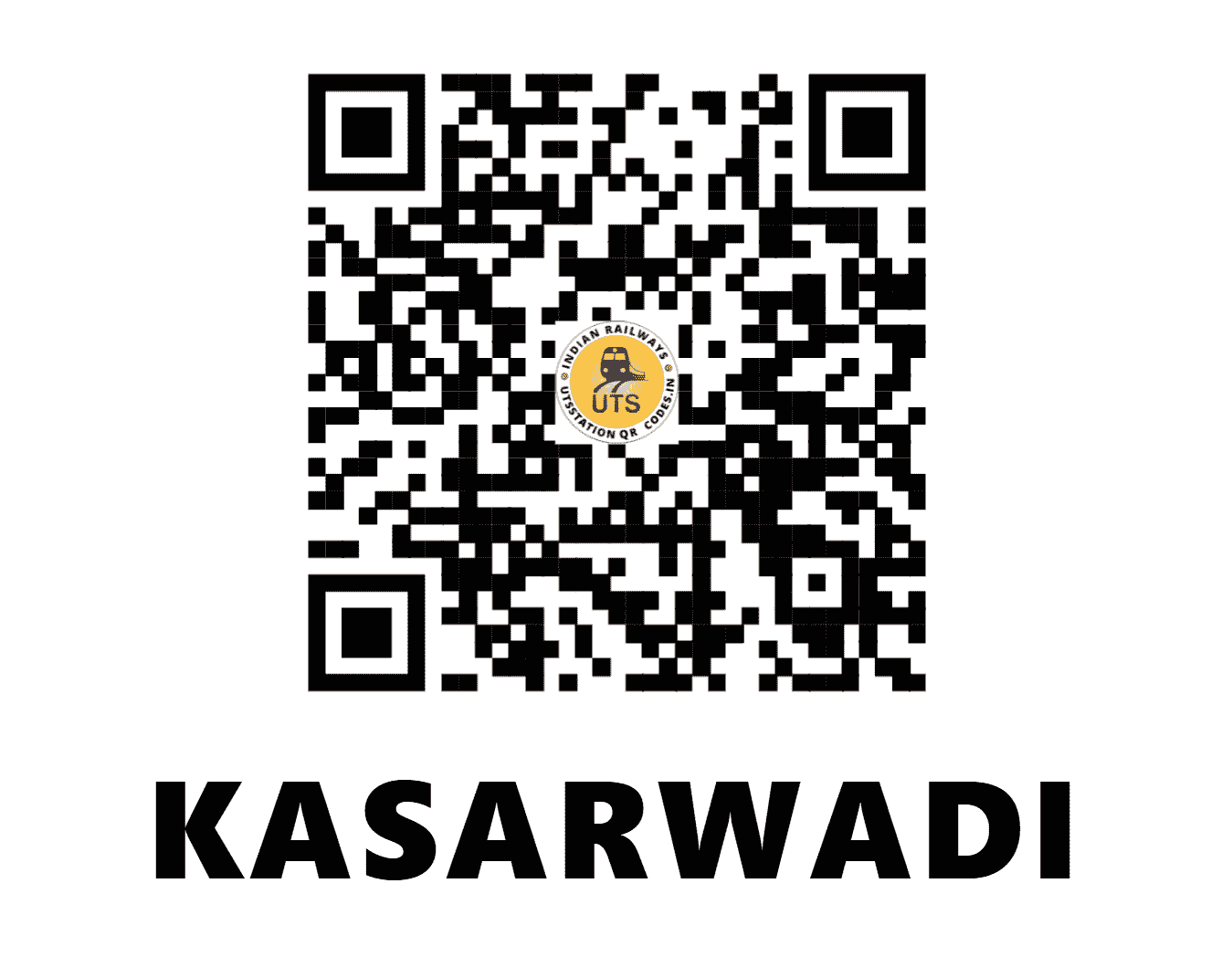 UTS QR Code for KASARWADI - KSWD - CR (MAHARASHTRA)