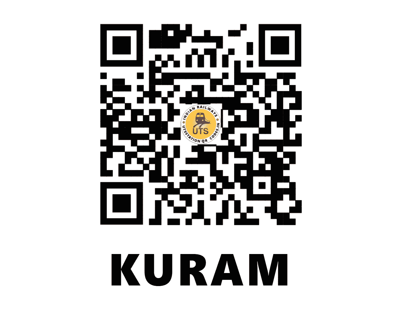 UTS QR Code for KURAM - KUM - CR (MAHARASHTRA)