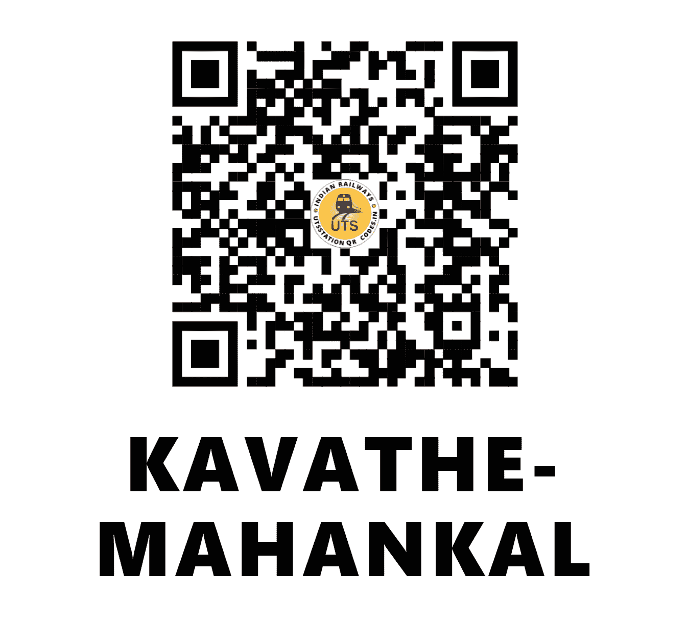 UTS QR Code for KAVATHE-MAHANKAL - KVK - CR (MAHARASHTRA)