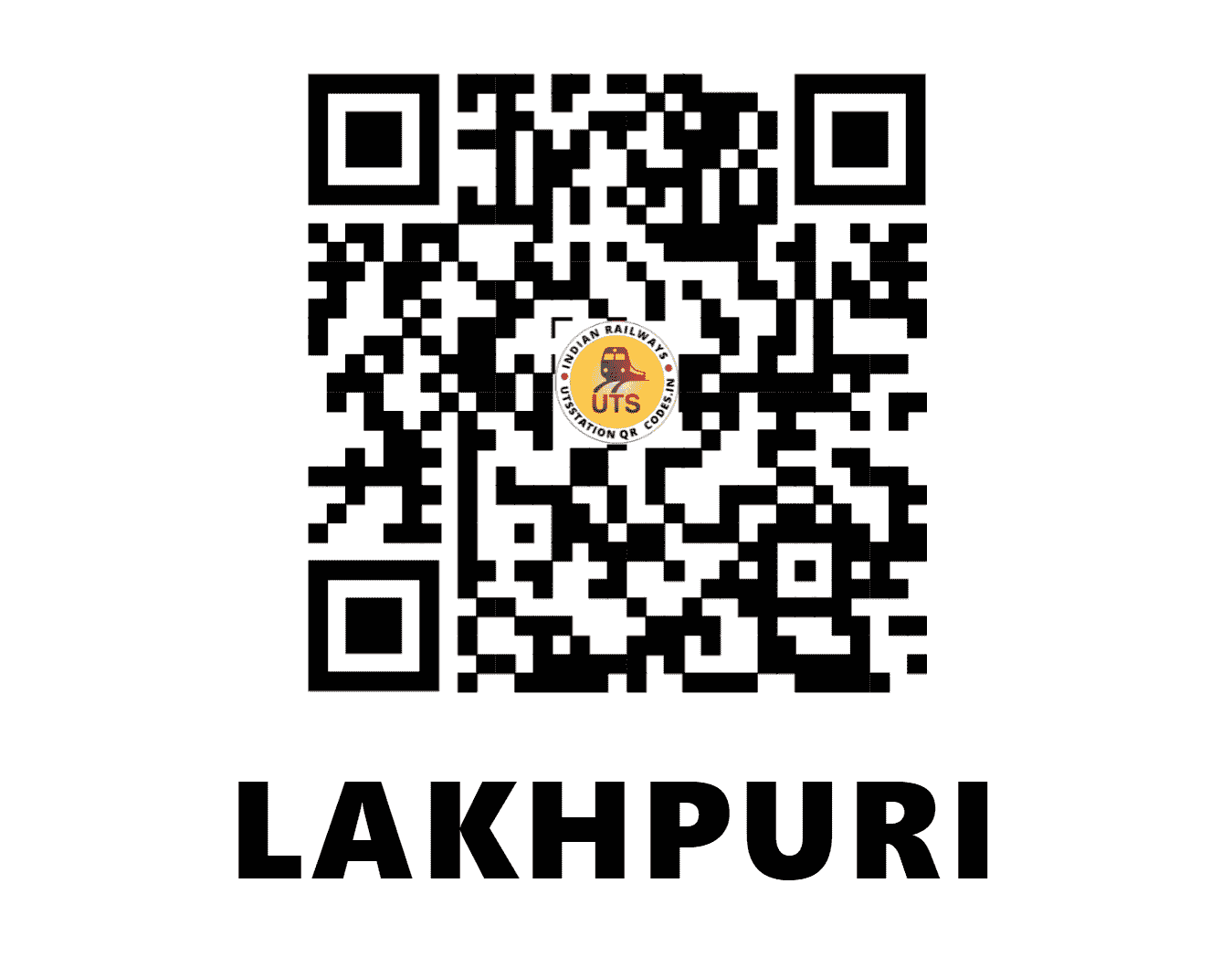 UTS QR Code for LAKHPURI - LPU - CR (MAHARASHTRA)