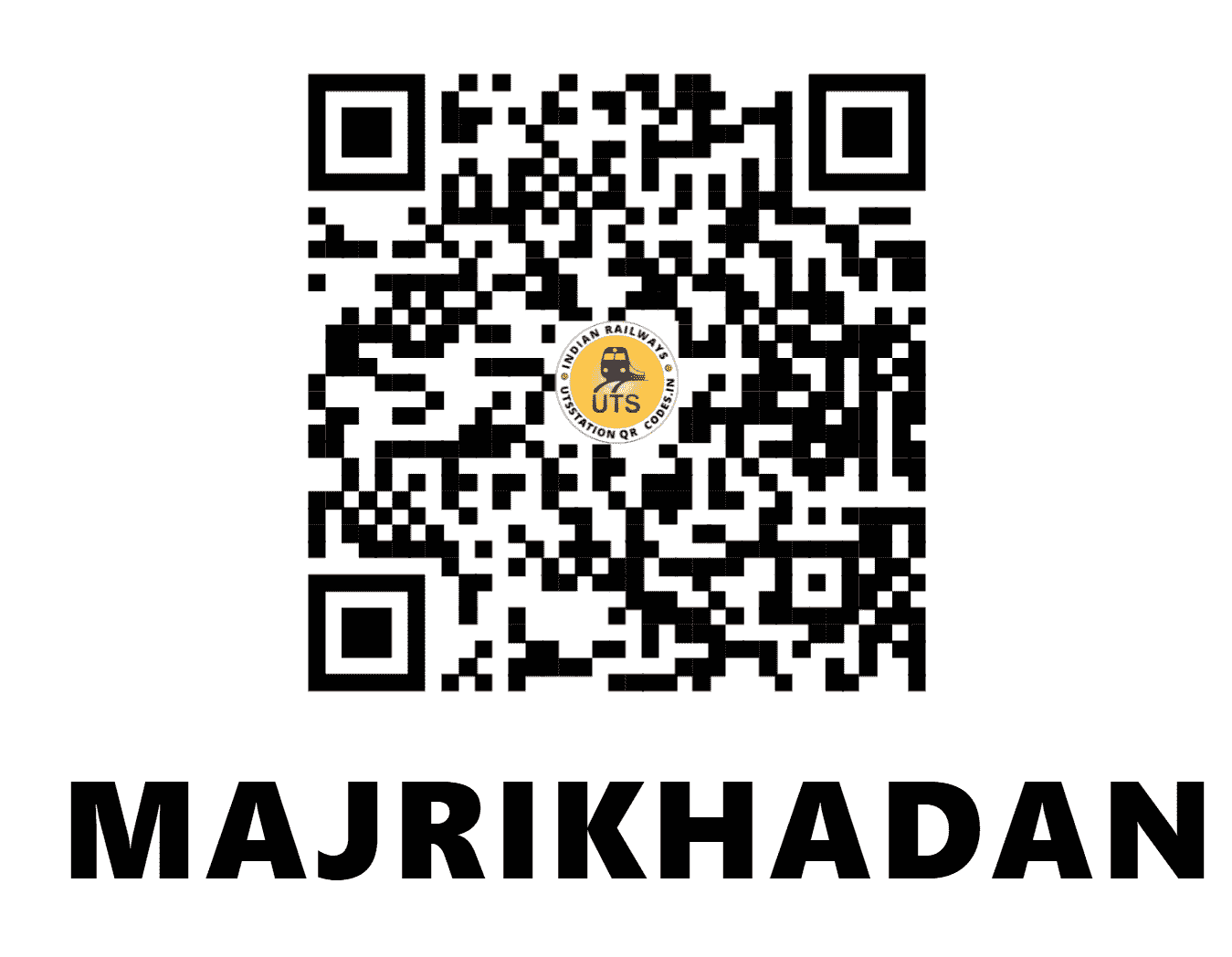 UTS QR Code for MAJRIKHADAN - MJKN - CR (MAHARASHTRA)