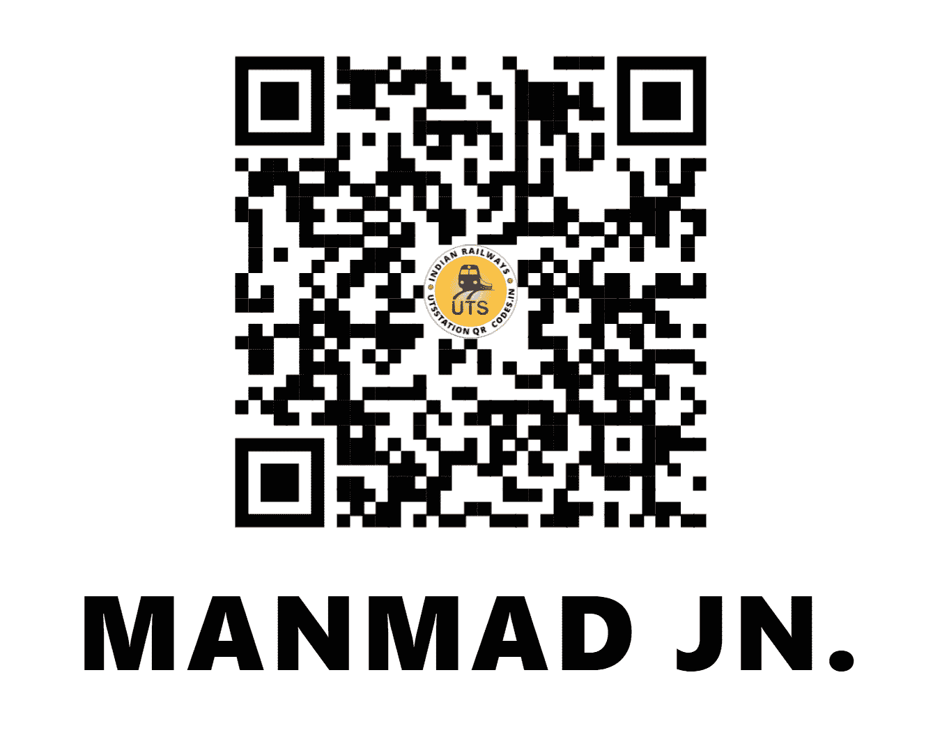 UTS QR Code for MANMAD JN. - MMR - CR (MAHARASHTRA)