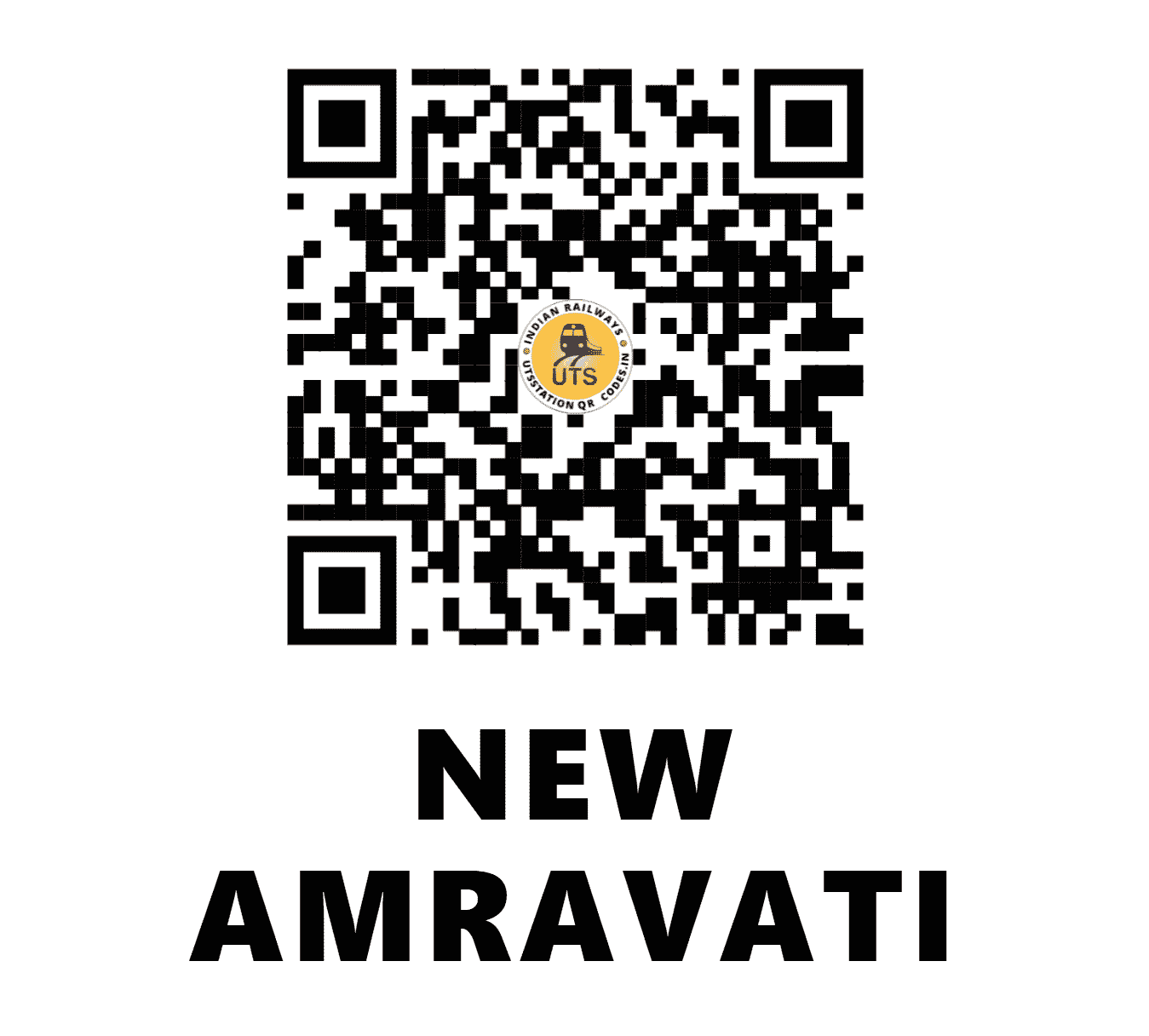 UTS QR Code for NEW AMRAVATI - NAVI - CR (MAHARASHTRA)